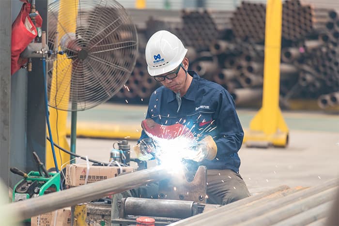 文山网架焊接车间